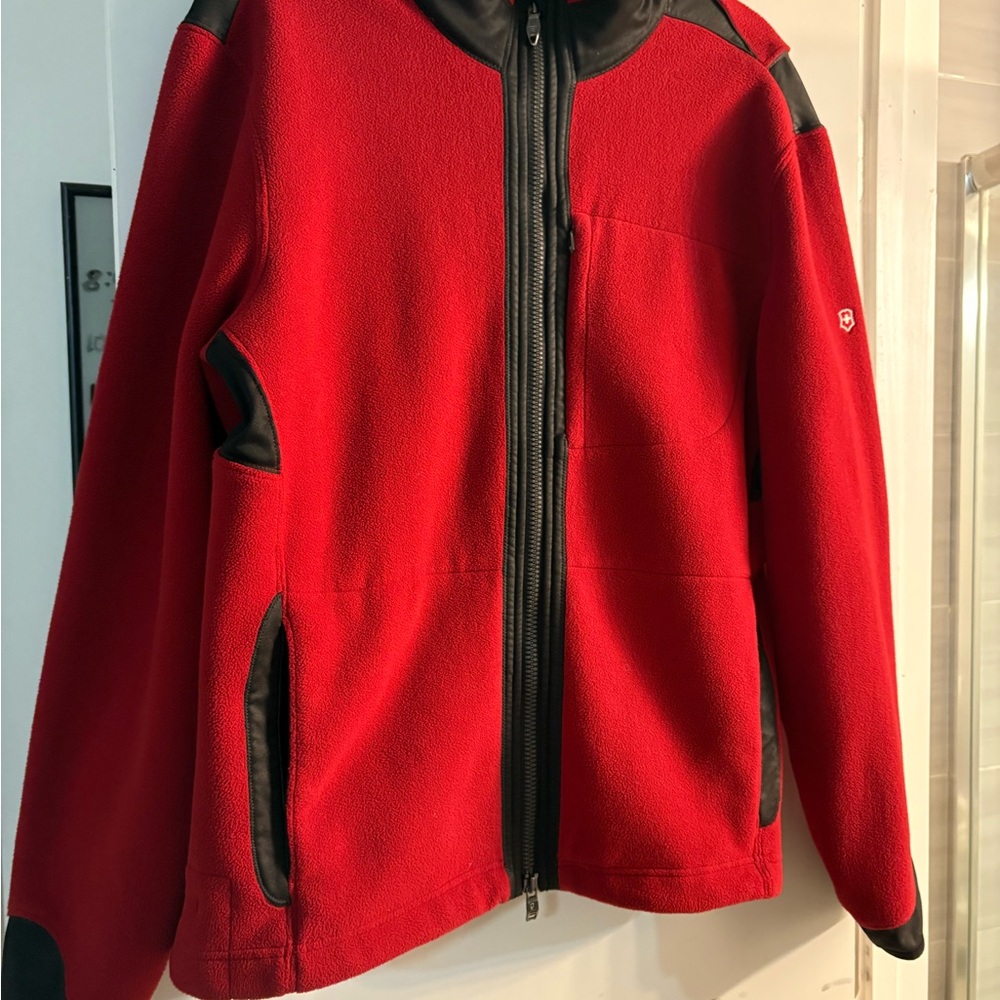 Vintage Red and Black Jacket
